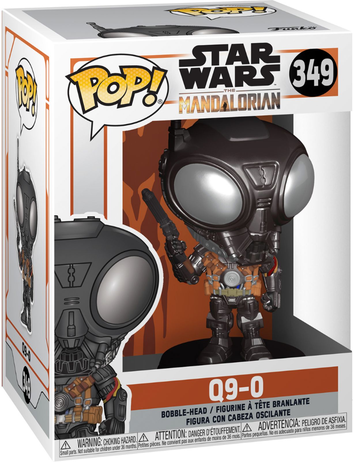 Pop! Star Wars 349: Mandalorian : Q9-0